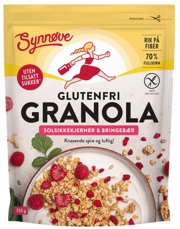 Granola Bringebær