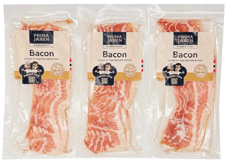 Bacon i skiver