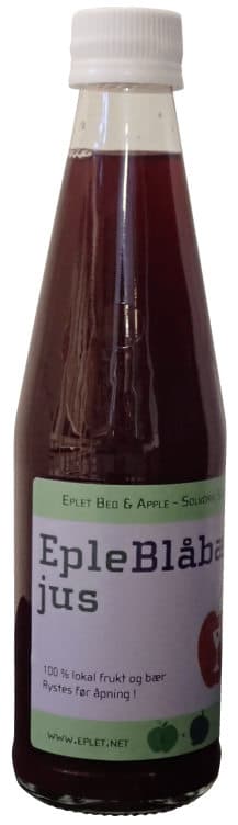 Epleblåbærjus