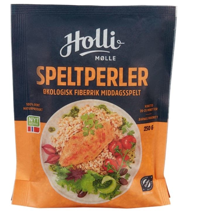 Speltperler Fiberike 250g Holli Mølle