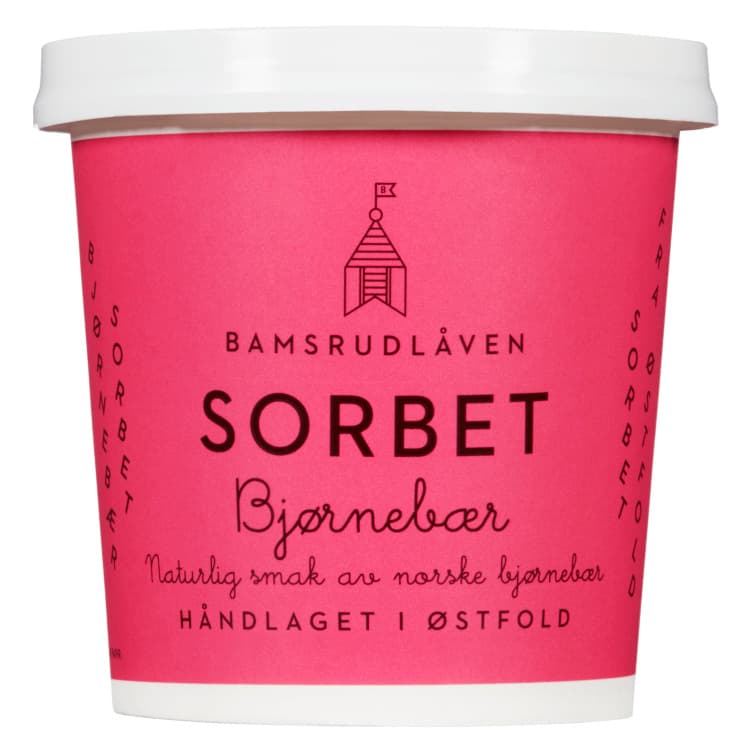 Bjørnebærsorbet