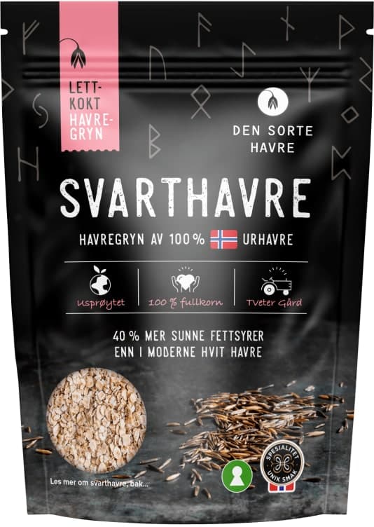 Havregryn Lettkokte 500g Den Sorte Havre