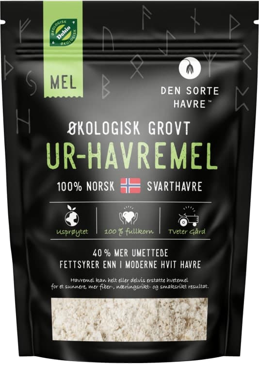 Svarthavremel Steinmalt Økol.700g Dsh