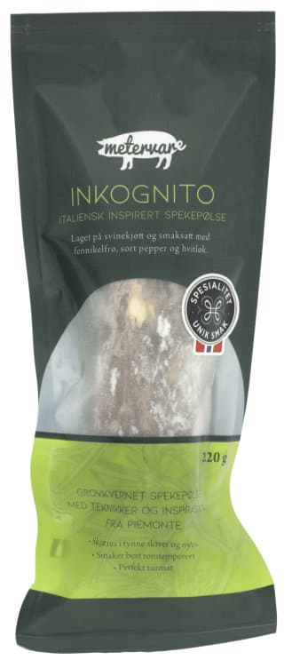 Inkognito Salami 220g Metervare