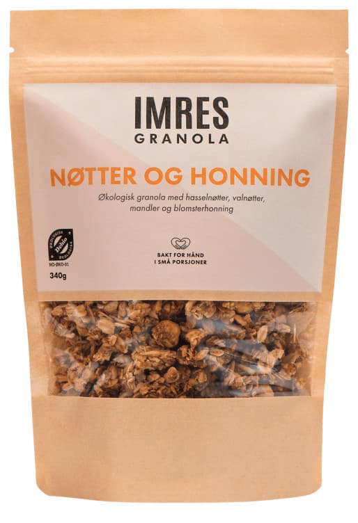 Granola m/Nøtter & Honning 340g Imres