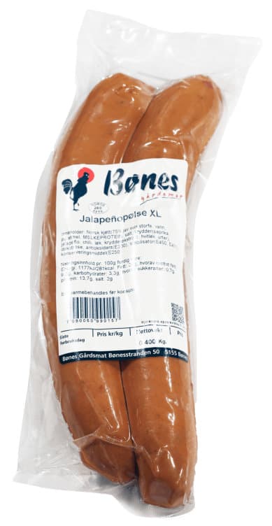 Jalapeñopølse Xl