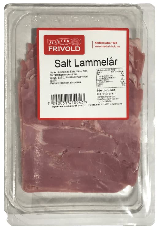 Lammelår Salt