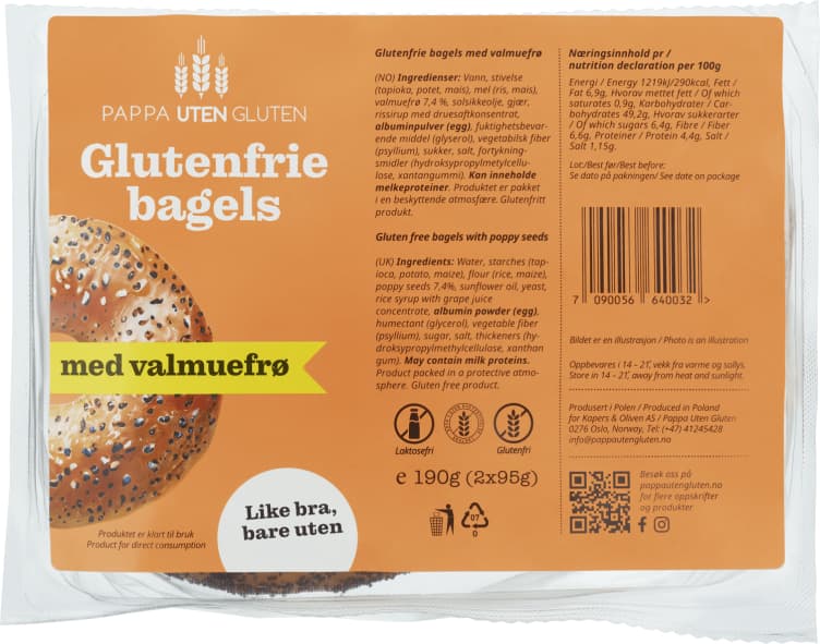 Bagels m/Valmuefrø