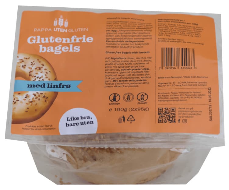 Bagels m/Linfrø