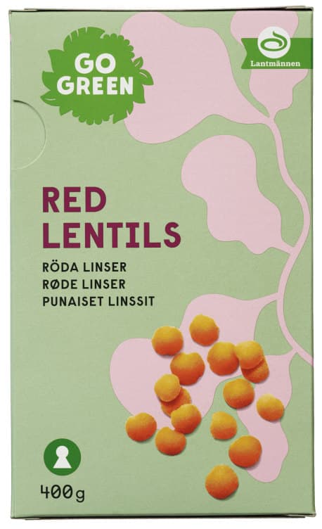 Linser Røde 400g Gogreen