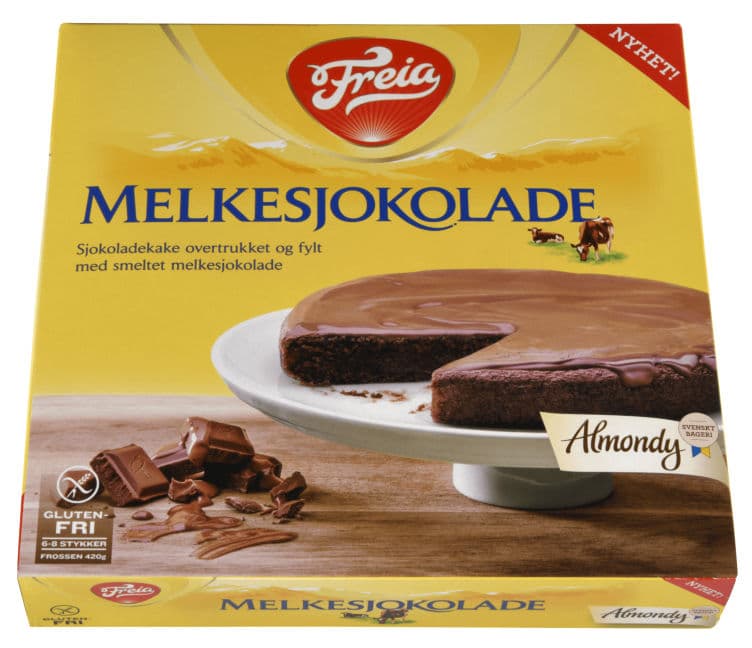 Melkesjokoladekake