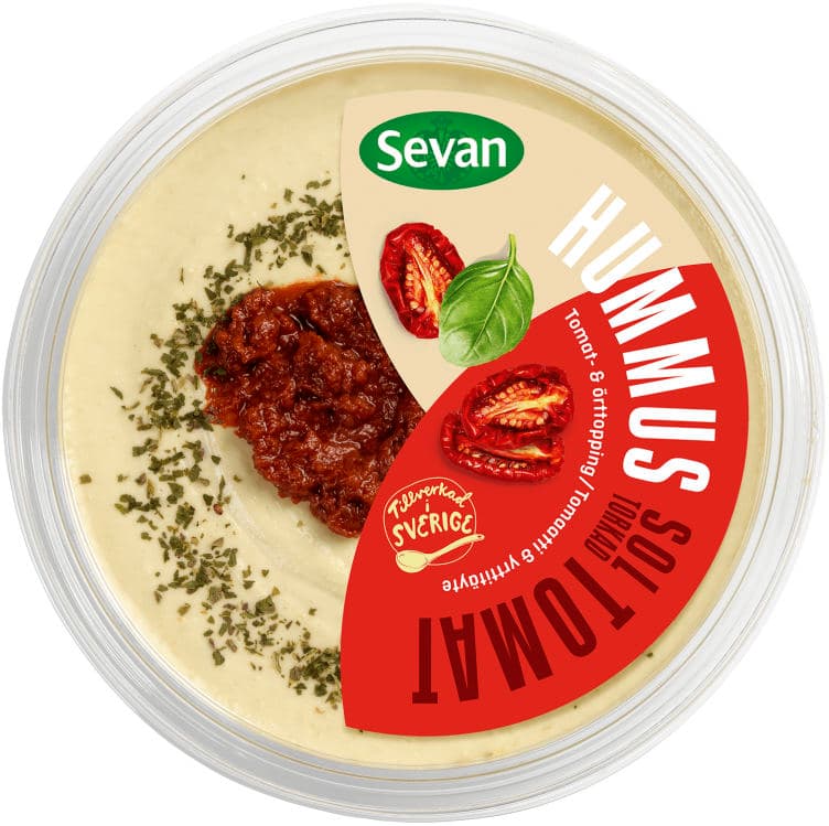 Hummus Soltørk Tomater 275g Sevan