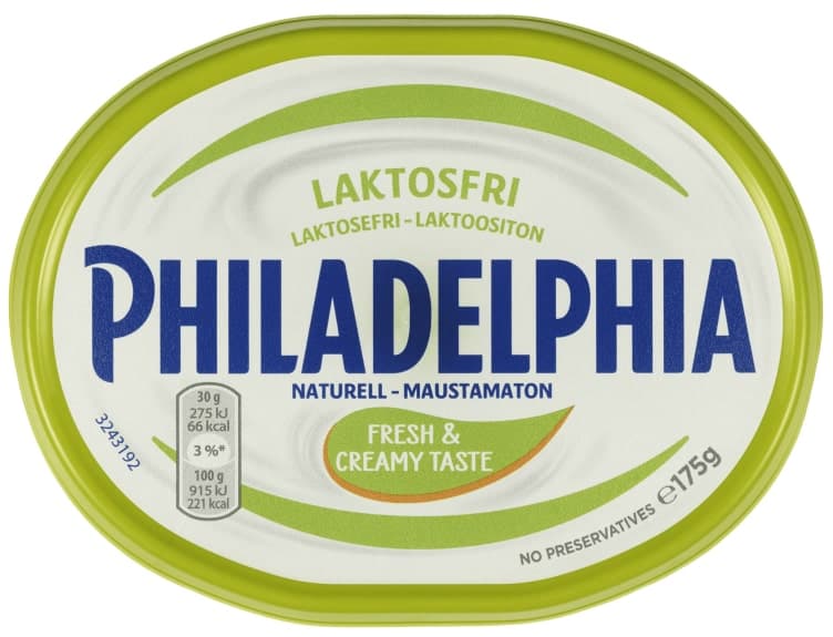 Philadelphia Laktosefri 175g
