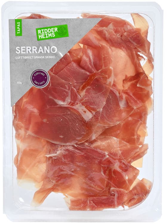 Serrano Skinke Tapas 40g Ridderheims