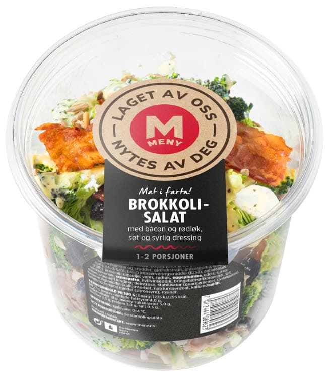 Brokkolisalat m/bacon ca 310g pr stk