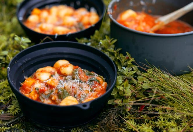 Gnocchi på primus