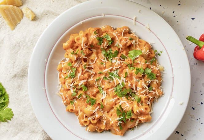 Mac and cheese med skjulte grønnsaker
