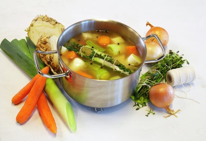 Koking av grønnsakkraft