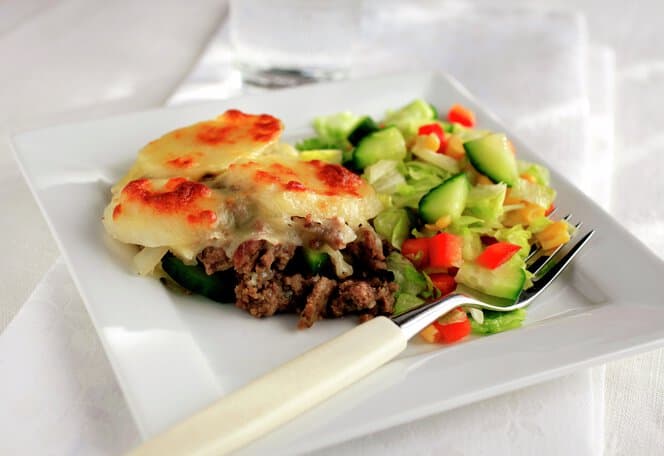 Potetgrateng med squash