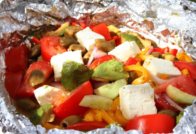 Grillet gresk salat