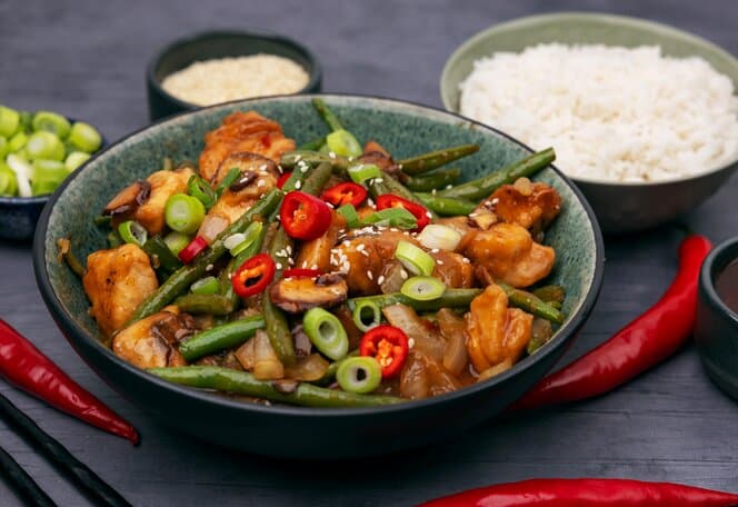 Sticky kyllingwok