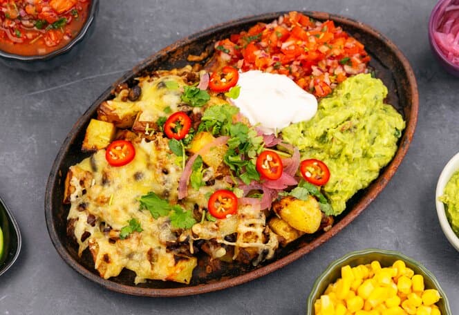 Tacograteng med potet