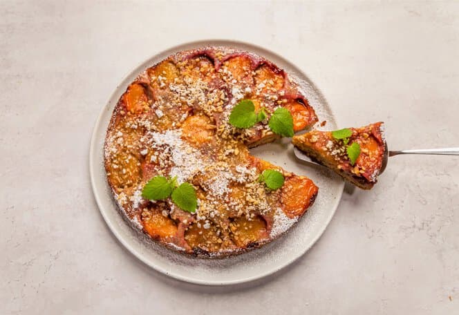 Enkel plommekake