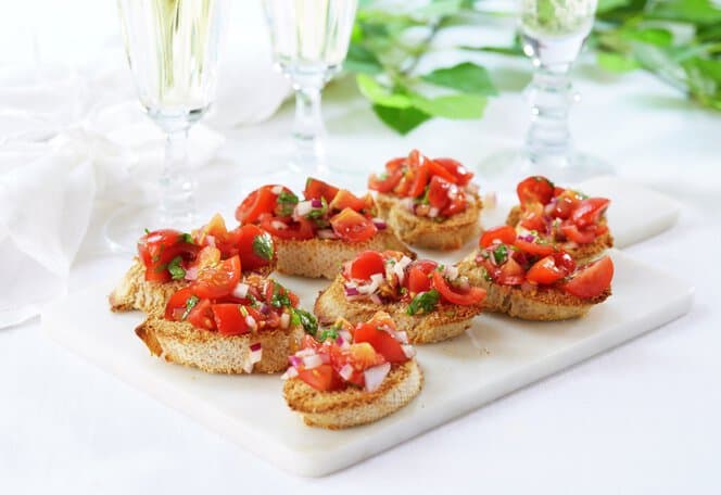 Bruschetta med tomater