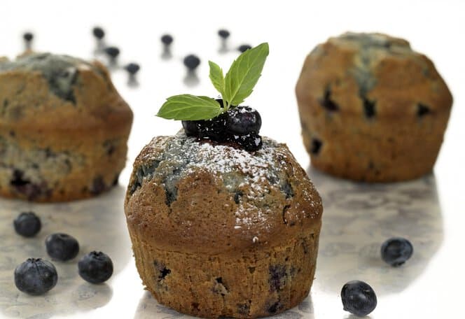 Blåbærmuffins