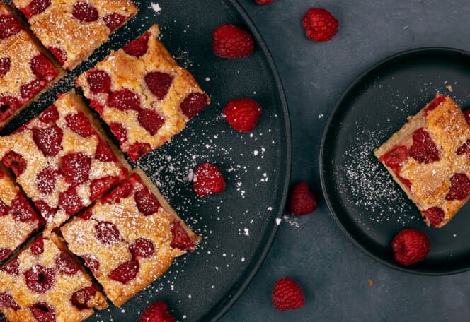 Enkel bringebærkake