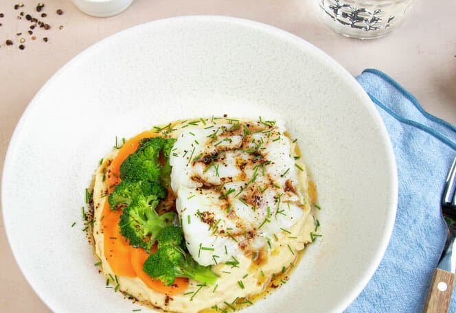 Skrei med sellerirotmos