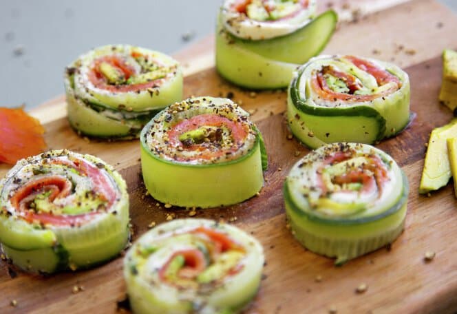 Agurk-sushirolls