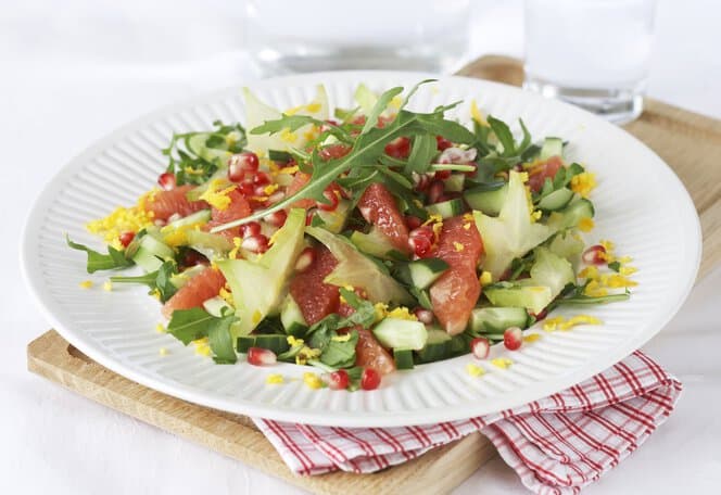 Frisk grapefruktsalat