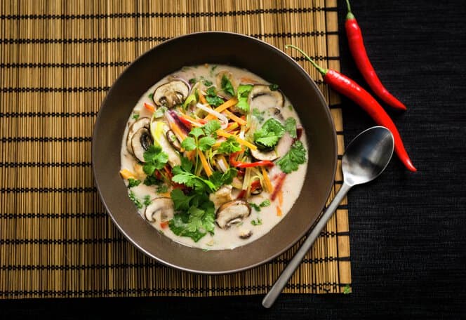 Asiatisk grønnsaksuppe