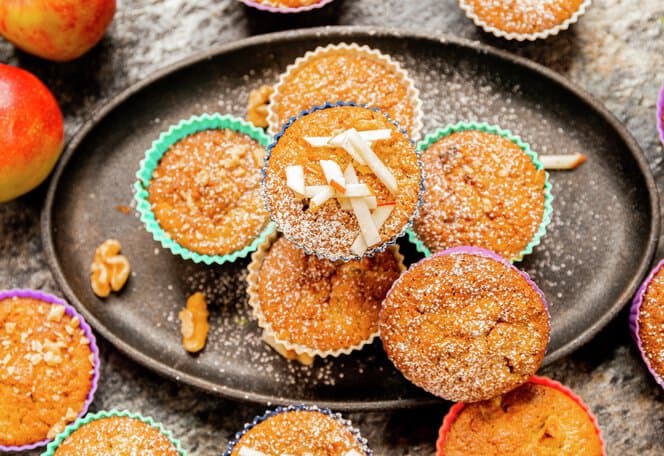 Grove eplemuffins