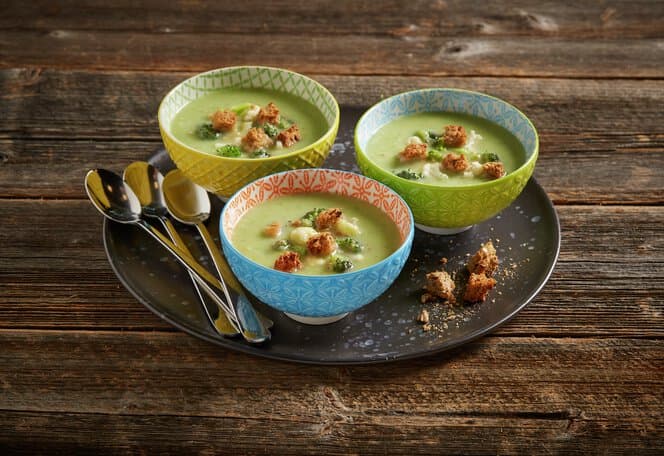 Blomkål- og brokkolisuppe