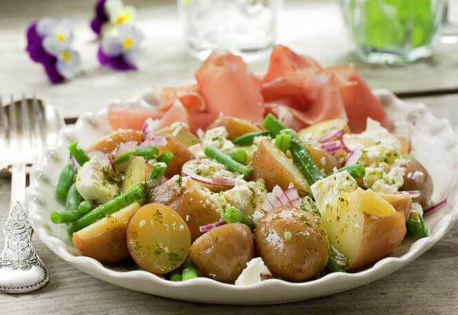 Potetsalat med fetaost