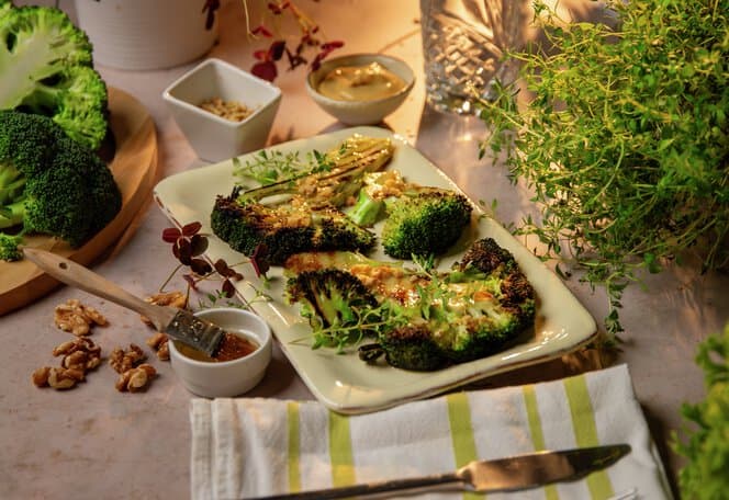 Grillet brokkoli
