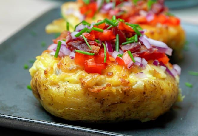 Double baked potatoes