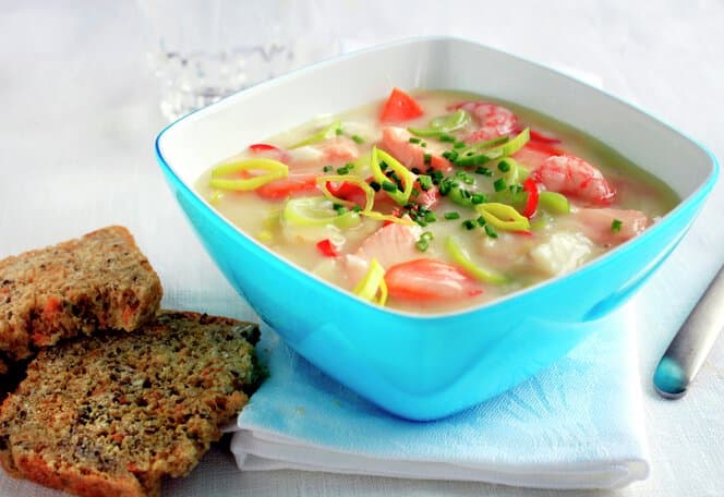 Fiskesuppe med grønnsaker