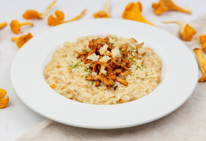 Risotto med kantarell
