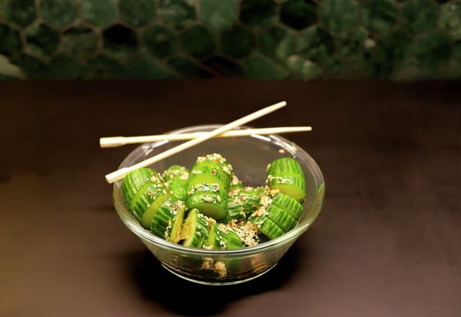 Asiatisk inspirert agurksalat