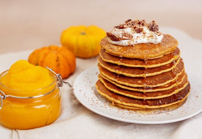 Pumpkin spice pancakes