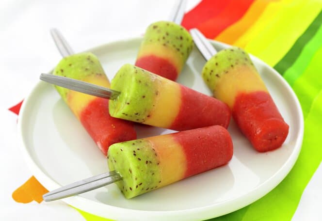 Fruktis med tre frukter