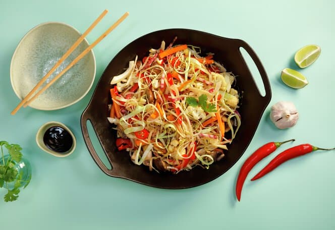 Wok med spisskål