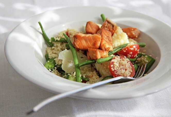 Couscous med laks