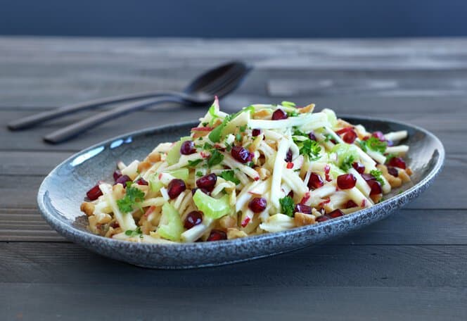 Sellerirot- og eplesalat
