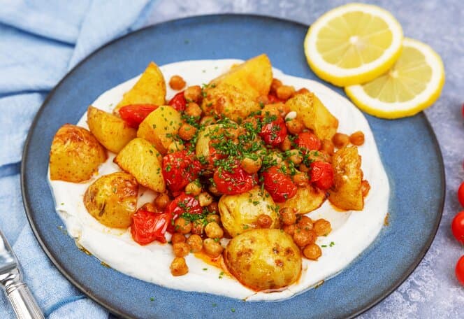 Proteinrik grønnsaksbowl