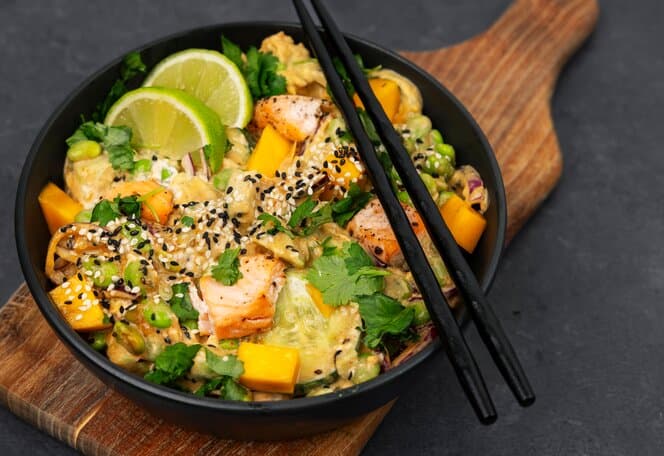 Agurksalat med laks