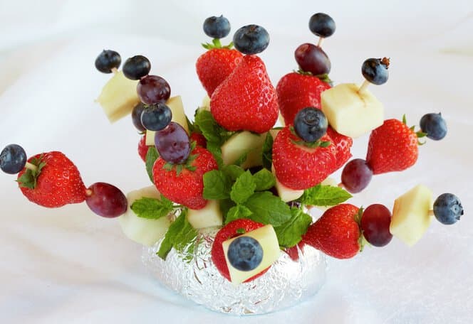 Fruktspyd - en forfriskende dessert